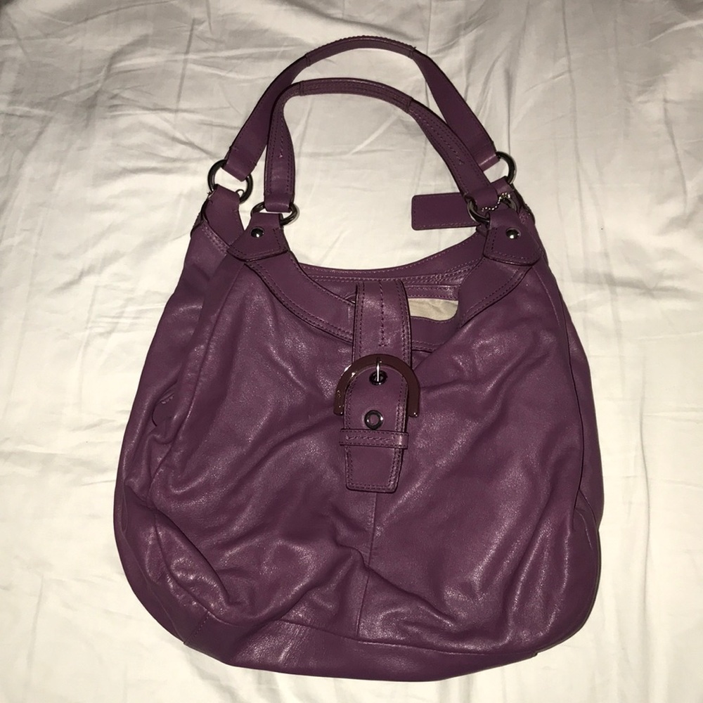 Purple Coach Purse